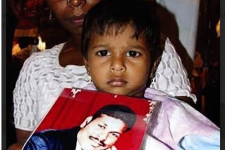 child with lost father